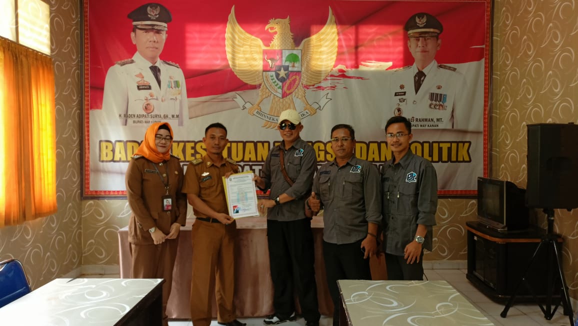 DPC PJS Way Kanan Remi Terdaftar di Kesbangpol