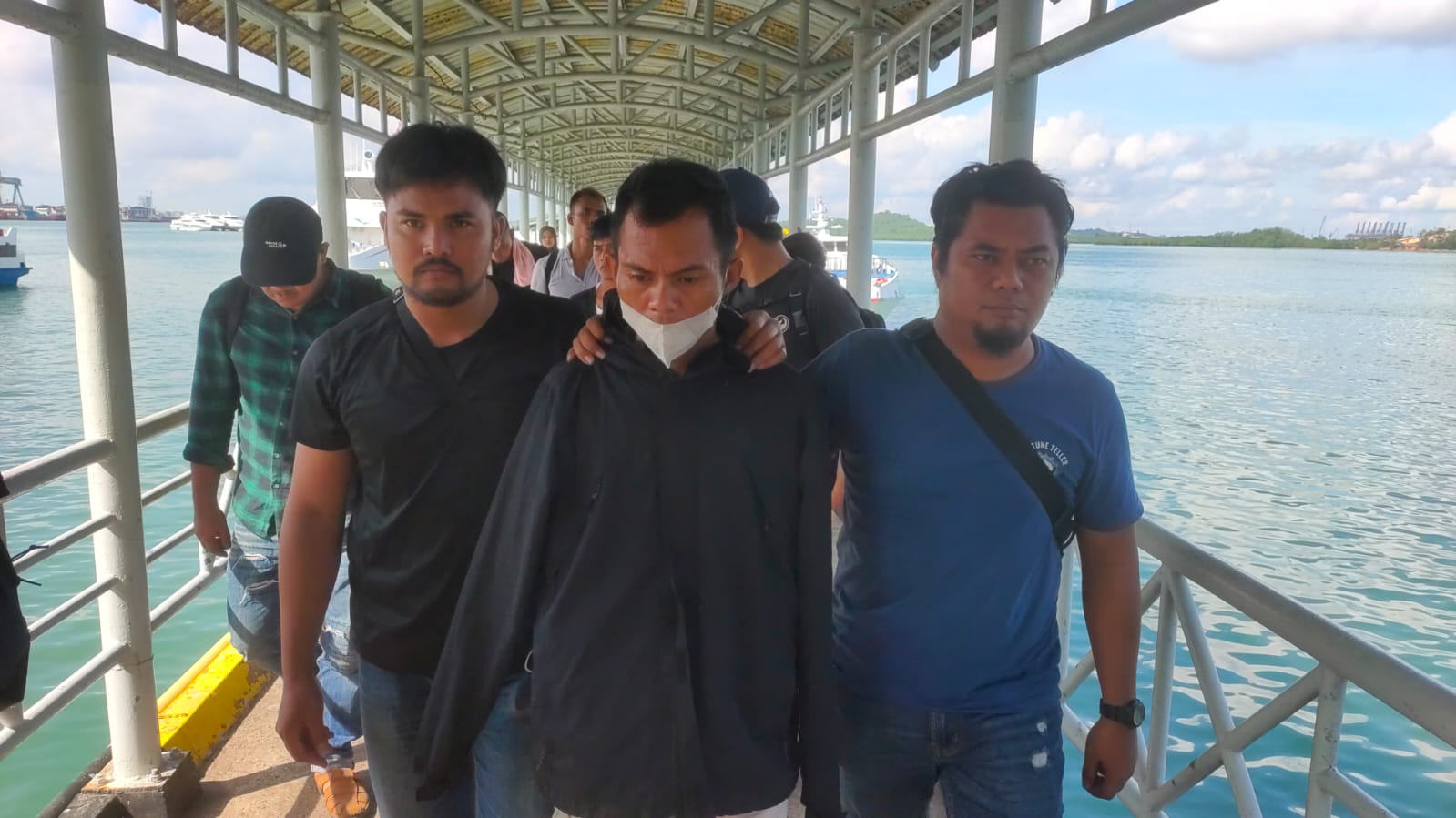 Ditpolairud Polda Kepri Berhasil Amankan Pelaku Penampungan PMI Non Prosedural