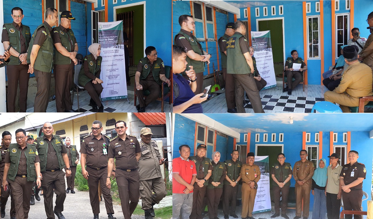 Beri Penyuluhan Hukum, Kajati Kepri Sambangi Masyarakat Door to Door