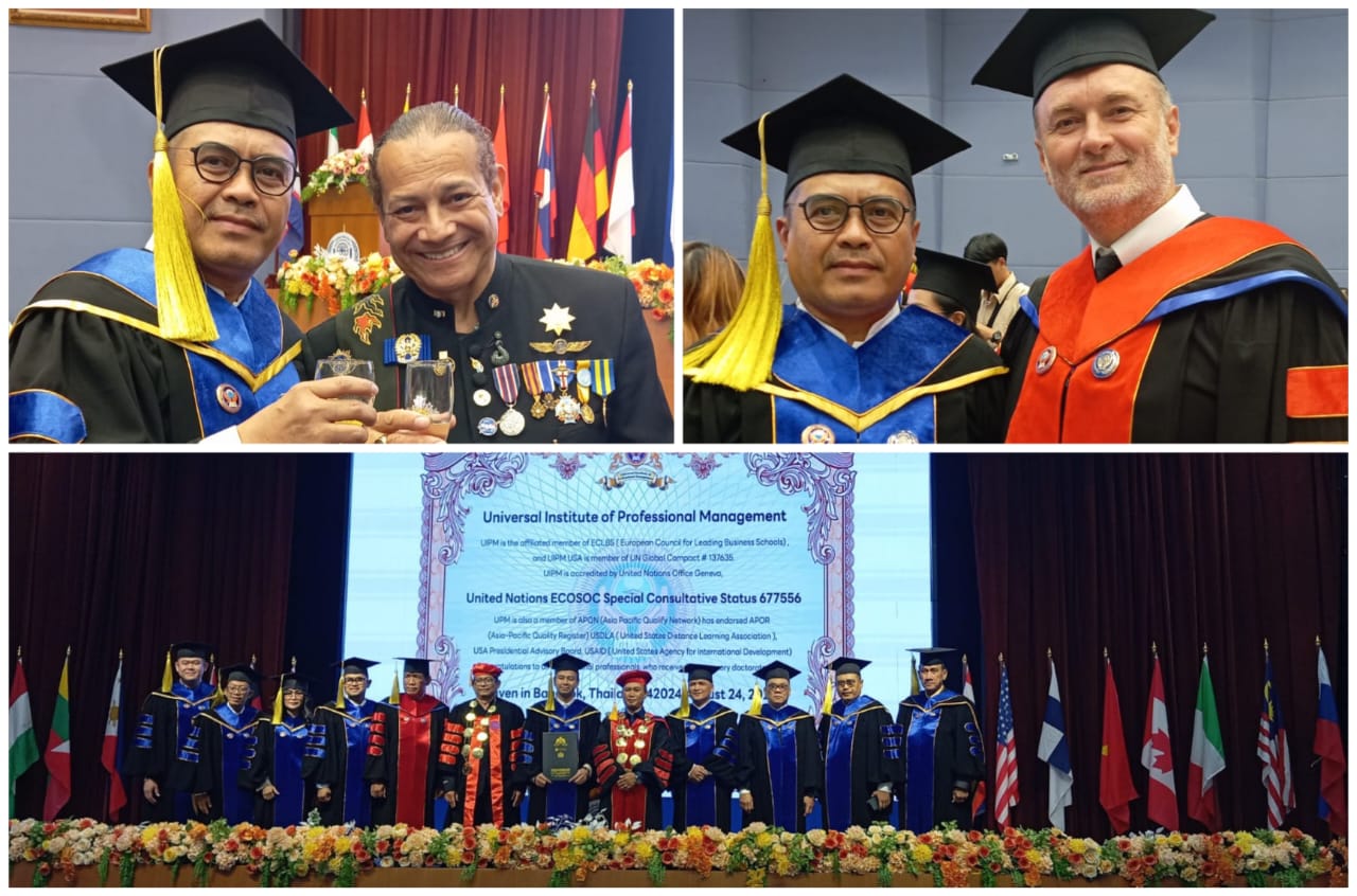 PBB Anugerahkan Doktor Honoris Causa ke Sekretaris DPD PJS DKI Jakarta