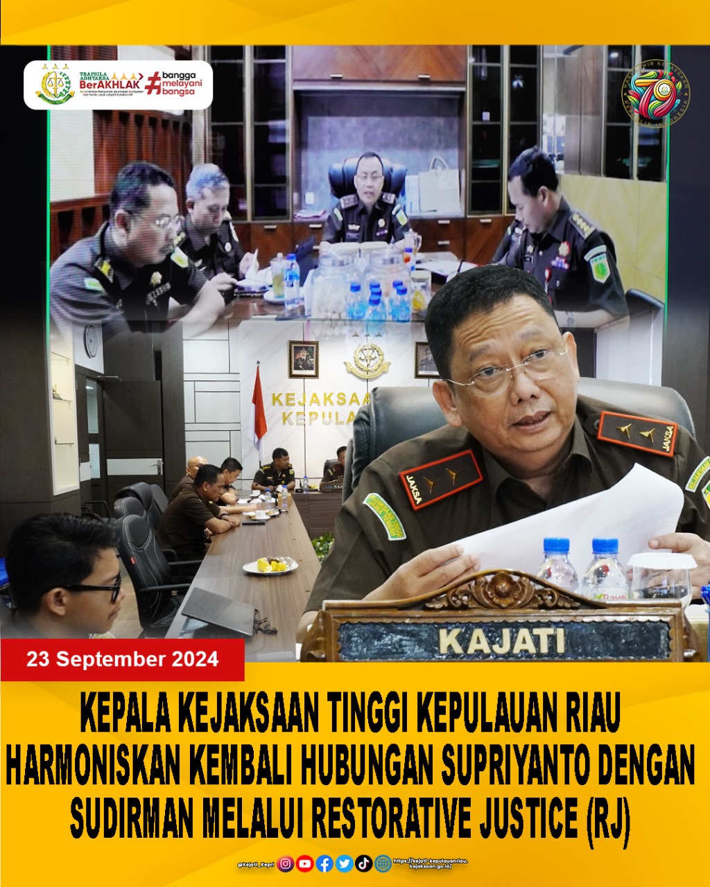 Kasus Kecelakaan di Karimun Tewaskan Pemotor Selesai Lewat Restorative Justice