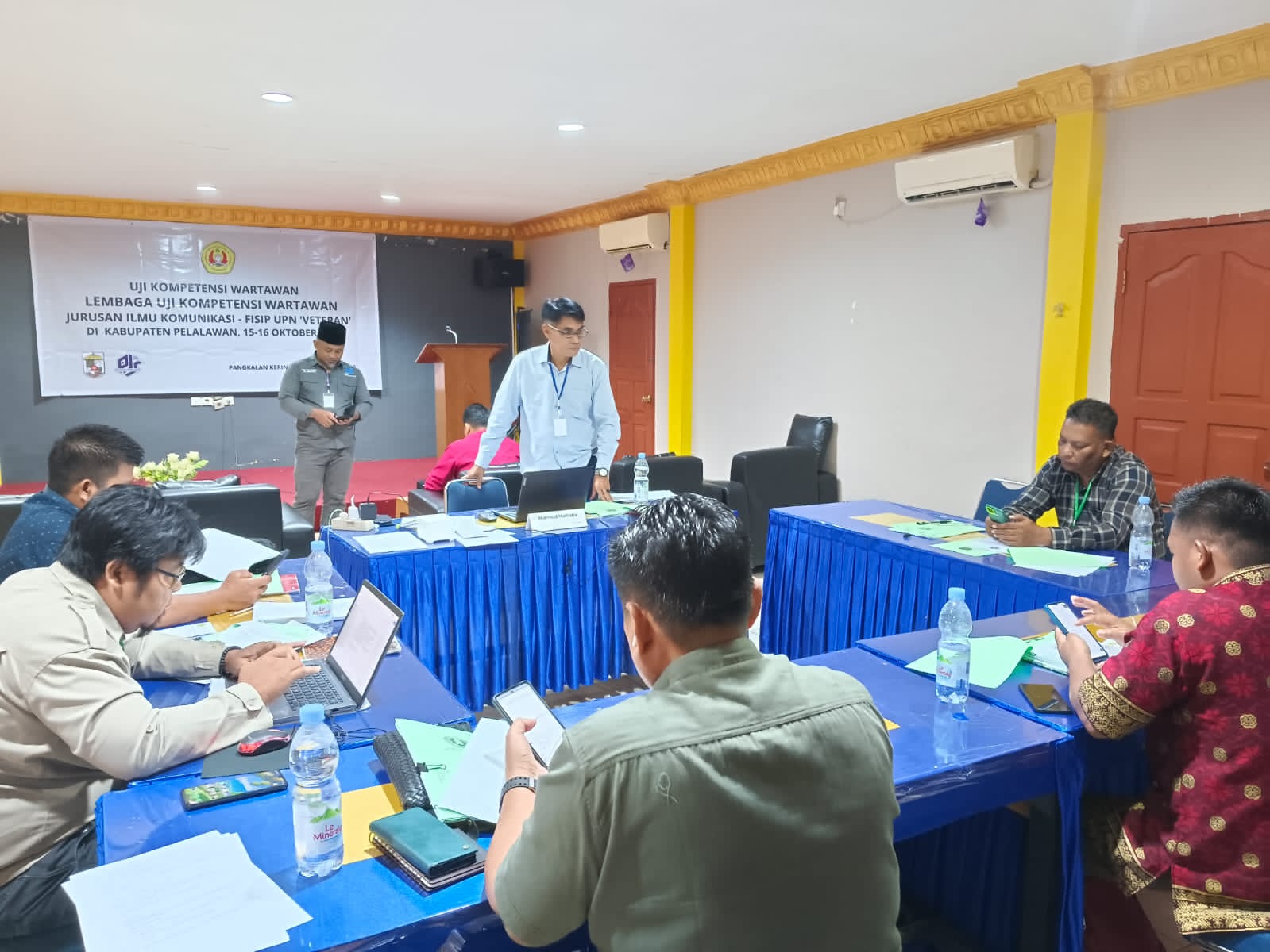 PJS Pelalawan Gelar UKW, Gandeng UPN Sebagai Pelaksana Ujian