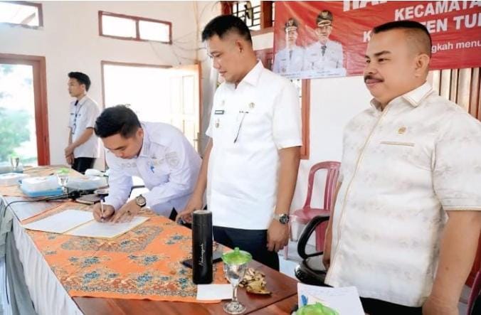 Camat Way Kenanga Gelar Rapat Koordinasi Bersama Wakil Bupati Tulangbawang Barat 