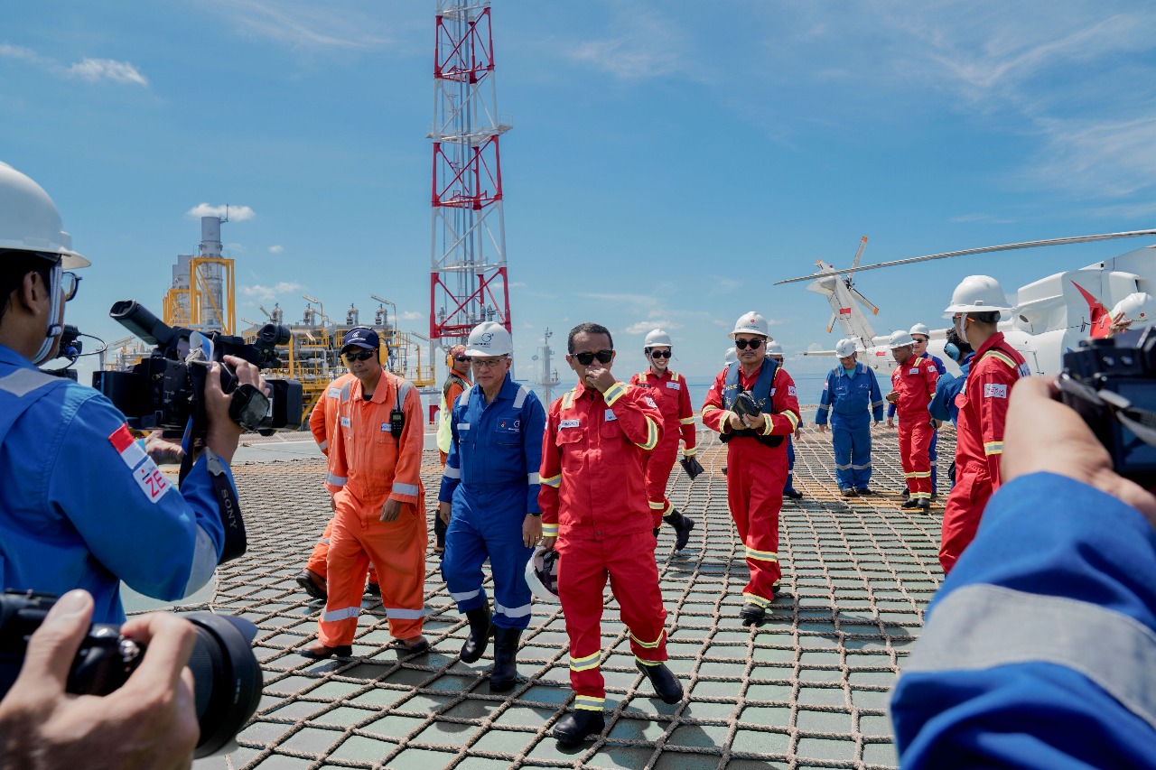 Tonggak Sejarah, Presiden Prabowo Resmikan Produksi Lapangan Forel dan Terubuk Medco Energi