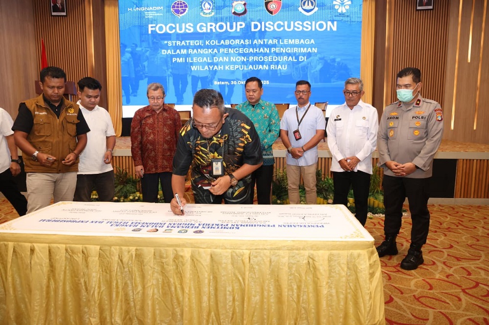 Perkuat Sinergi Cegah PMI Ilegal, Polda Kepri Gelar FGD di Batam