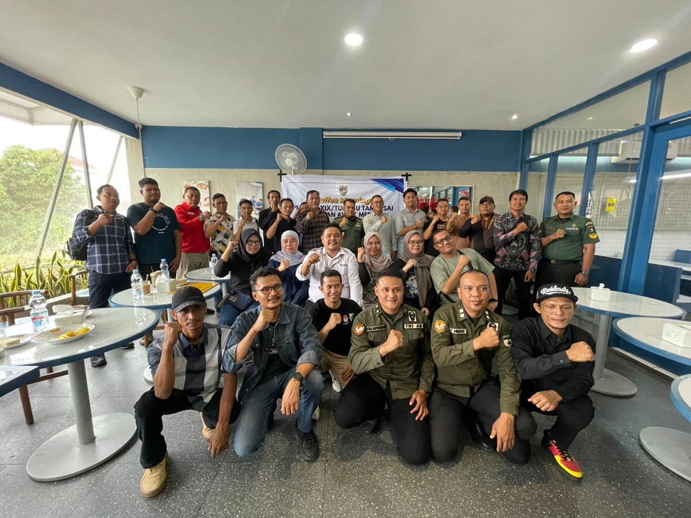Pendam XIX/TT Gelar Coffee Morning Bersama Awak Media, Perkuat Sinergi dan Silaturahmi