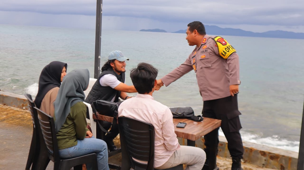 Libur Nataru, Kapolres Kepulauan Anambas Pantau Langsung Keamanan Objek Wisata