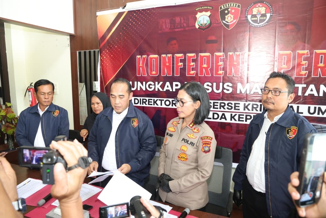 POLDA KEPRI UNGKAP KASUS MAFIA TANAH DI PULAU REMPANG