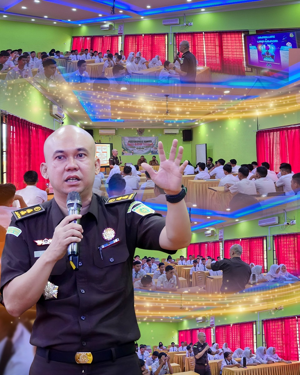 Jaksa Masuk Sekolah di SMKN 3 Tanjungpinang, Edukasi Bahaya Kejahatan Anak di Ruang Digital