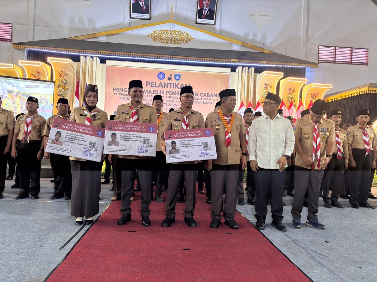 Pemkab Anambas Dukung Penguatan Karakter Generasi Muda melalui Pelantikan Mabicab Pramuka 2025–2030
