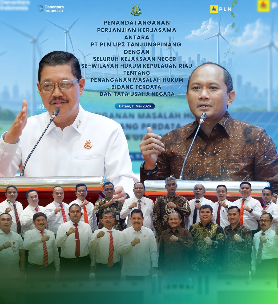 Kejaksaan dan PLN Perkuat Sinergi, Teken PKS Pendampingan Hukum
