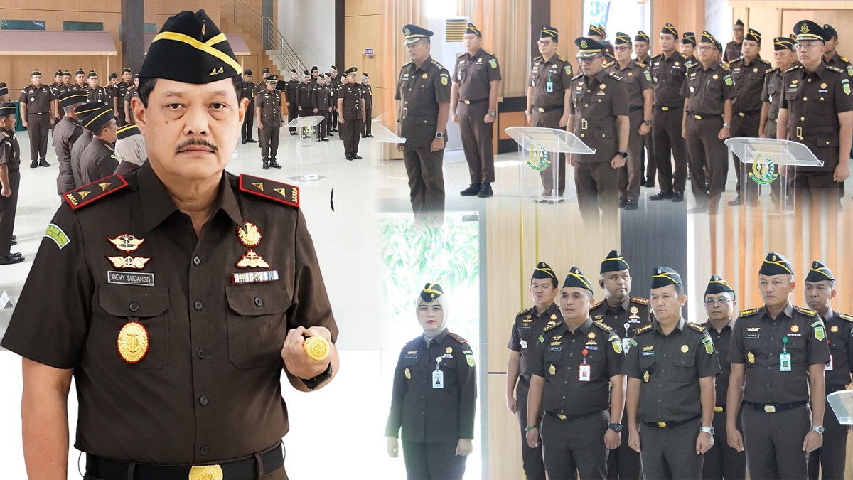 Kajati Kepri Lantik Kabag TU dan Tiga Koordinator Baru, Perkuat Tata Kelola dan Pengawasan Internal