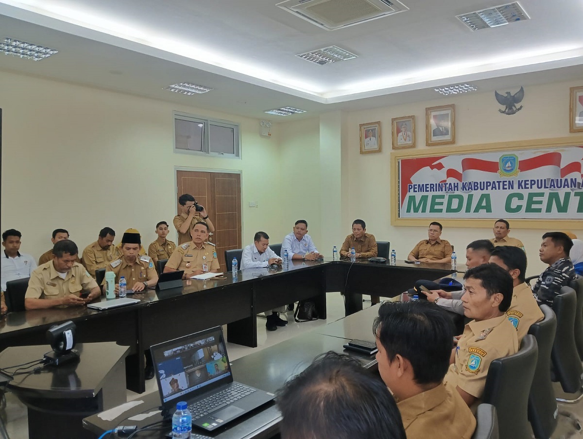 Pemkab Anambas Ikuti Rakor Inflasi Sekaligus Peluncuran Buku Pendidikan Antikorupsi