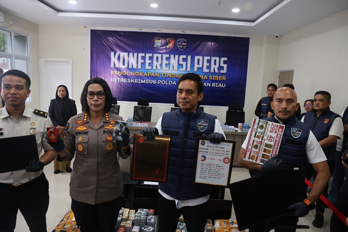 Polda Kepri Bongkar Jaringan Judi Online Internasional di Batam, Puluhan WNA Diamankan