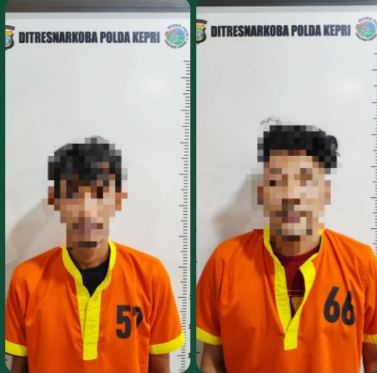 DITRESNARKOBA Polda Kepri Ungkap Peredaran Sabu di Batam, Dua Tersangka Diamankan
