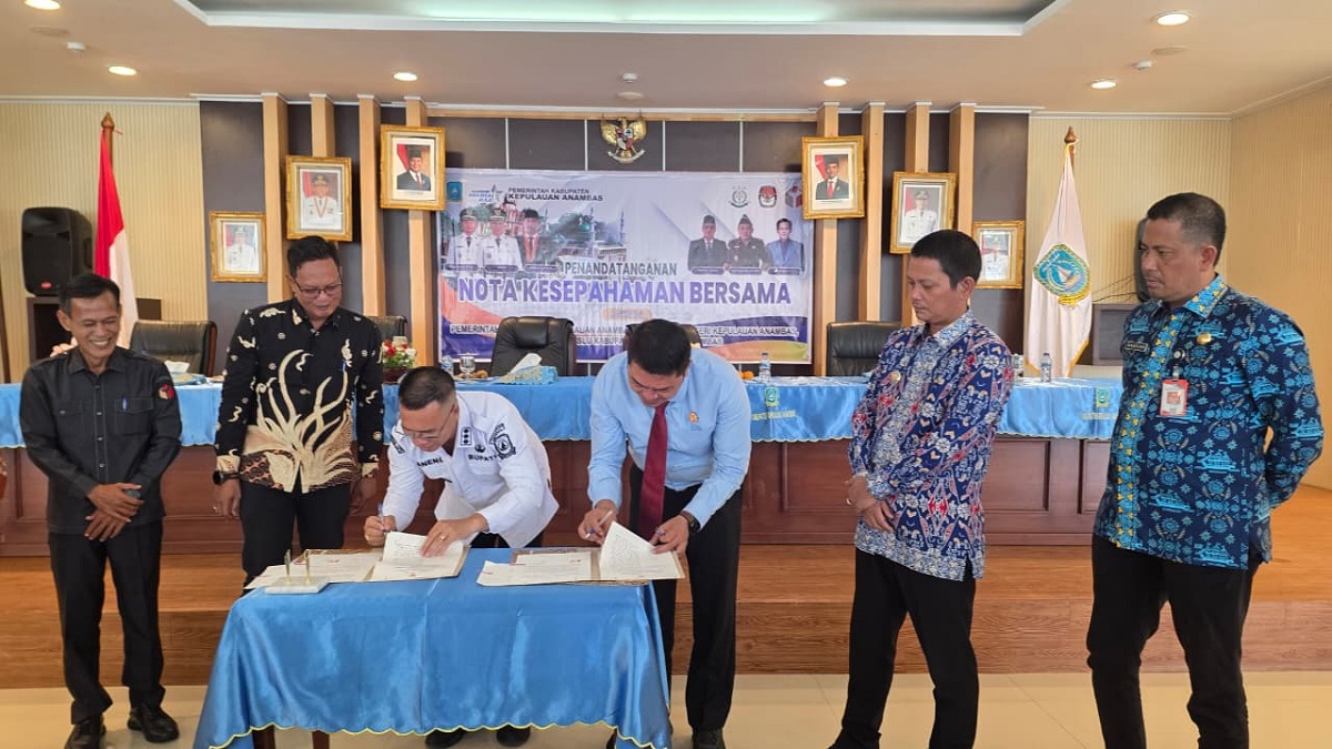 ​Perkuat Tata Kelola Pemda dan Persiapan Pemilu, Kejari Anambas Jalin Sinergi dengan Pemkab, KPU, dan Bawaslu