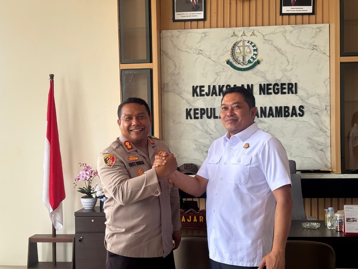 Tegaskan Polisi-Jaksa Solid, Kapolres Kepulauan Anambas dan Kajari Perkuat Sinergitas Penegakan Hukum