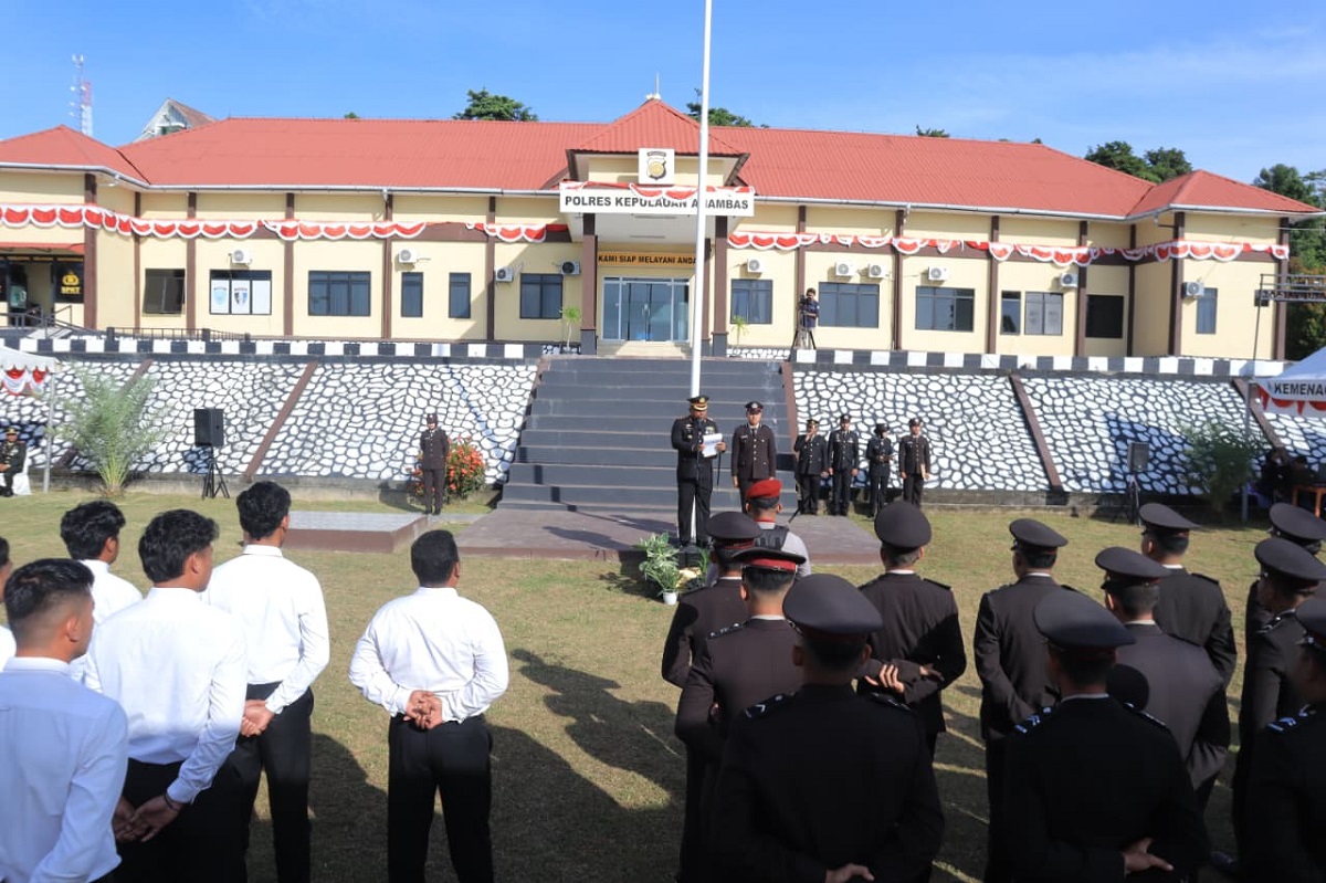 Peringati HUT Bhayangkara ke-80, Polres Kepulauan Anambas Perkuat Sinergi dan Komitmen Melayani Masyarakat