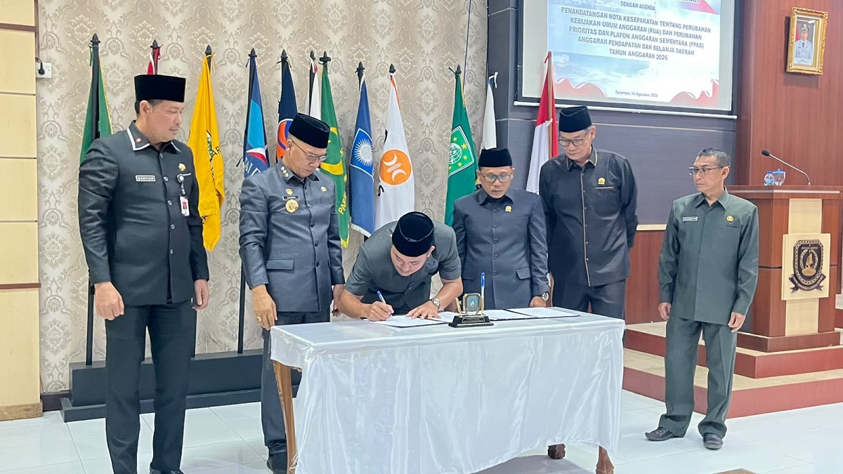 DPRD Dan Pemkab Anambas Sepakati Perubahan KUA-PPAS APBD 2026 Senilai Rp736,36 Miliar