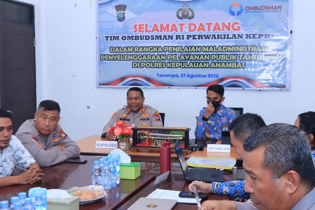 Cegah Maladministrasi, Ombudsman Kepri Dorong Polres Anambas Perkuat Pelayanan Publik