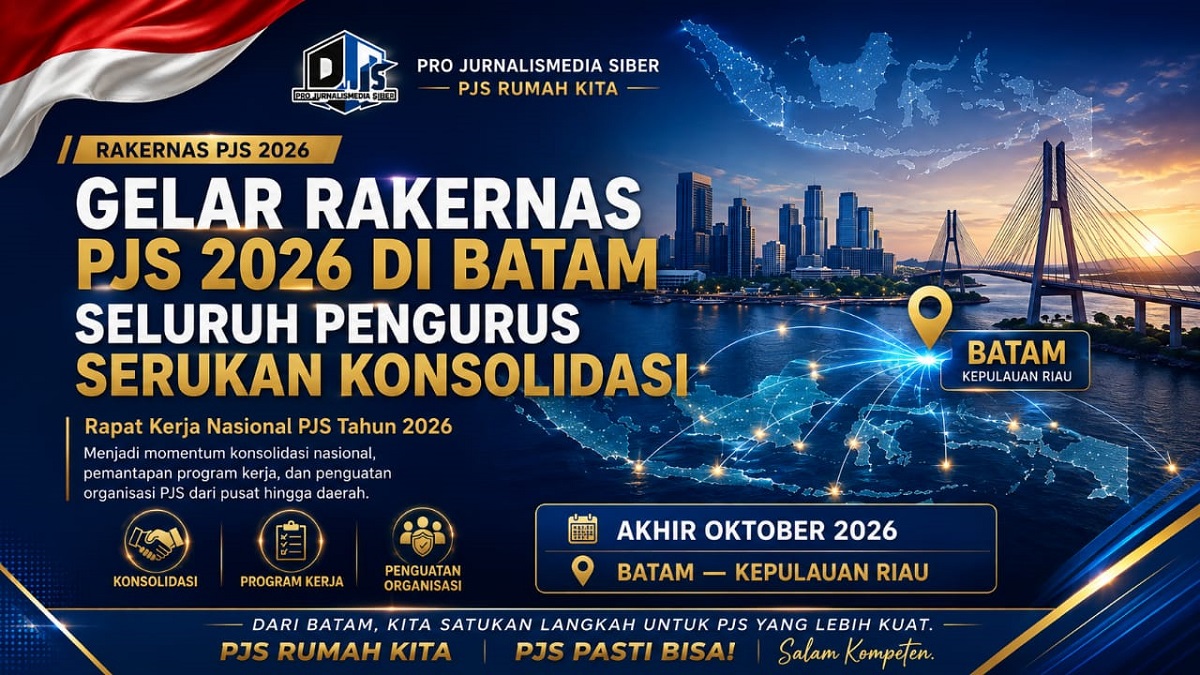 Batam Tuan Rumah Rakernas PJS 2026, Pengurus Matangkan Persiapan Akhir Oktober