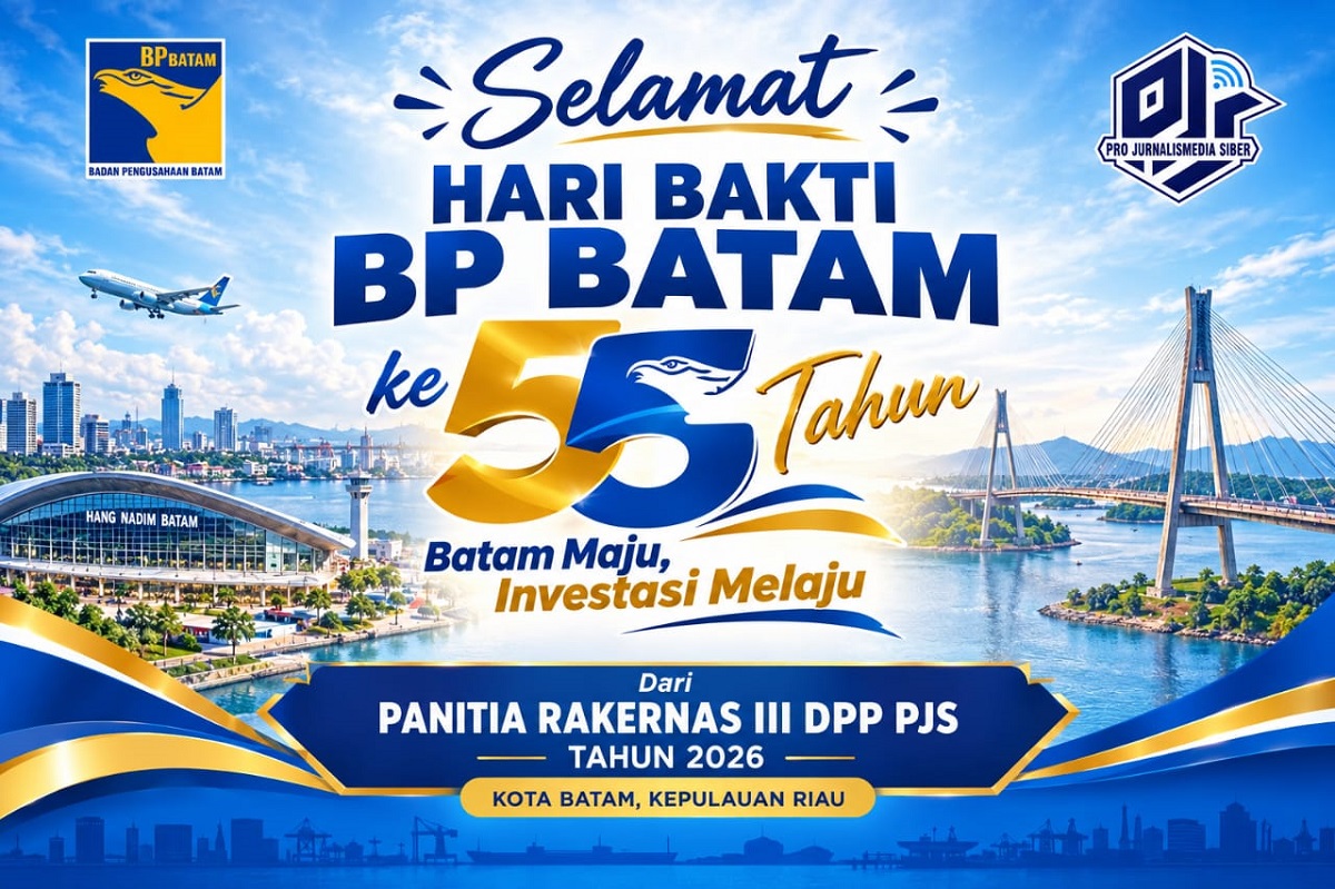 Panitia Rakernas III DPP PJS Sampaikan Selamat Hari Bakti BP Batam ke-55, Apresiasi Dukungan terhadap PJS Indonesia