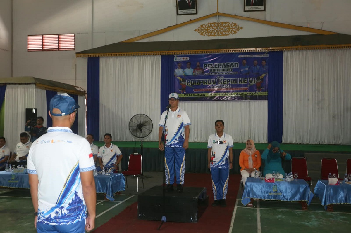Lepas 218 Kontingen ke Porprov Kepri 2026, Bupati Aneng Targetkan Atlet Anambas Tampil Maksimal