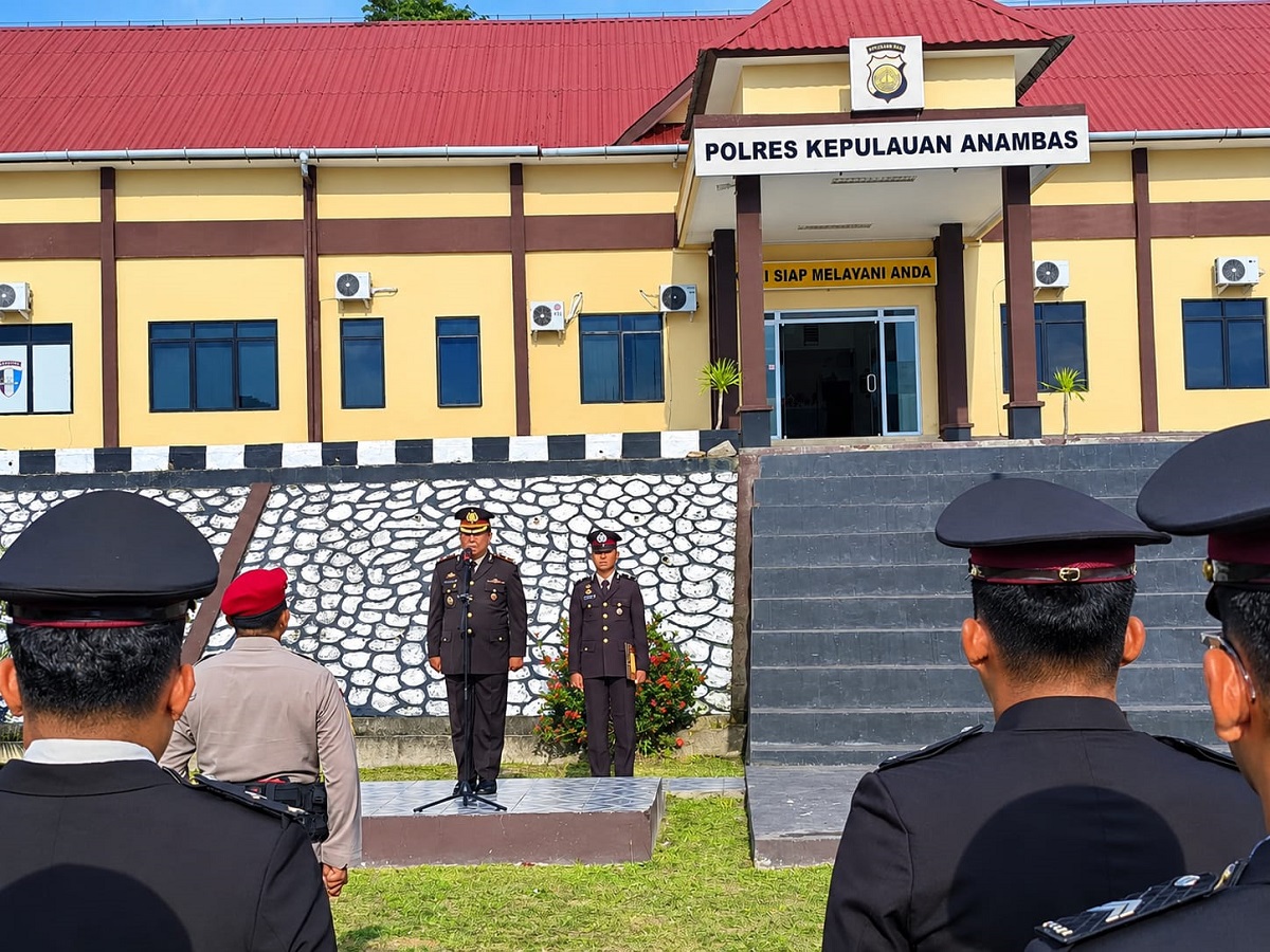 Pimpin Upacara Hari Kesaktian Pancasila, Wakapolres Anambas Tekankan Pengabdian kepada Masyarakat